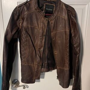 Maurices Brown Leather Jacket